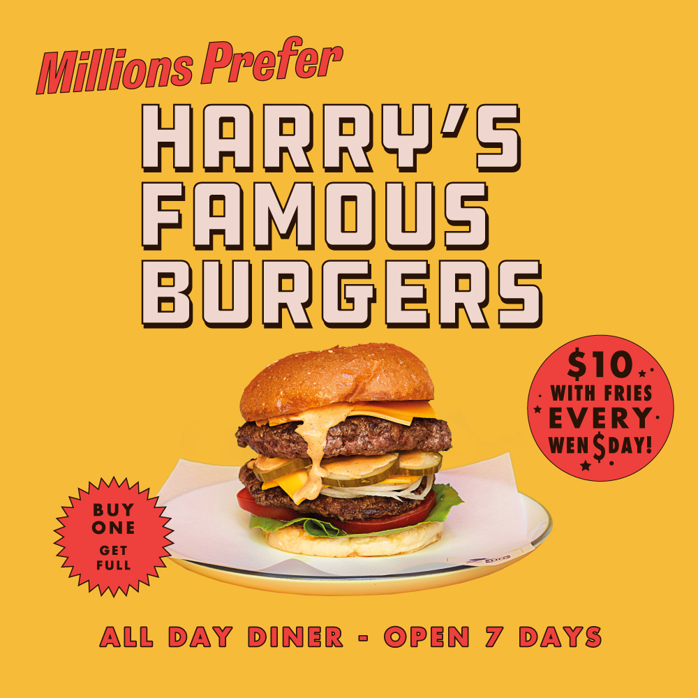 BURGER DAY IS BACK! EVERY WEDNESDAY ~ Hotel Harry