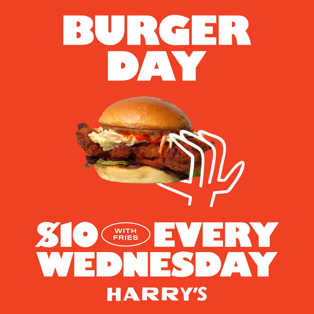 Hotel Harry Wednesday Burger Day