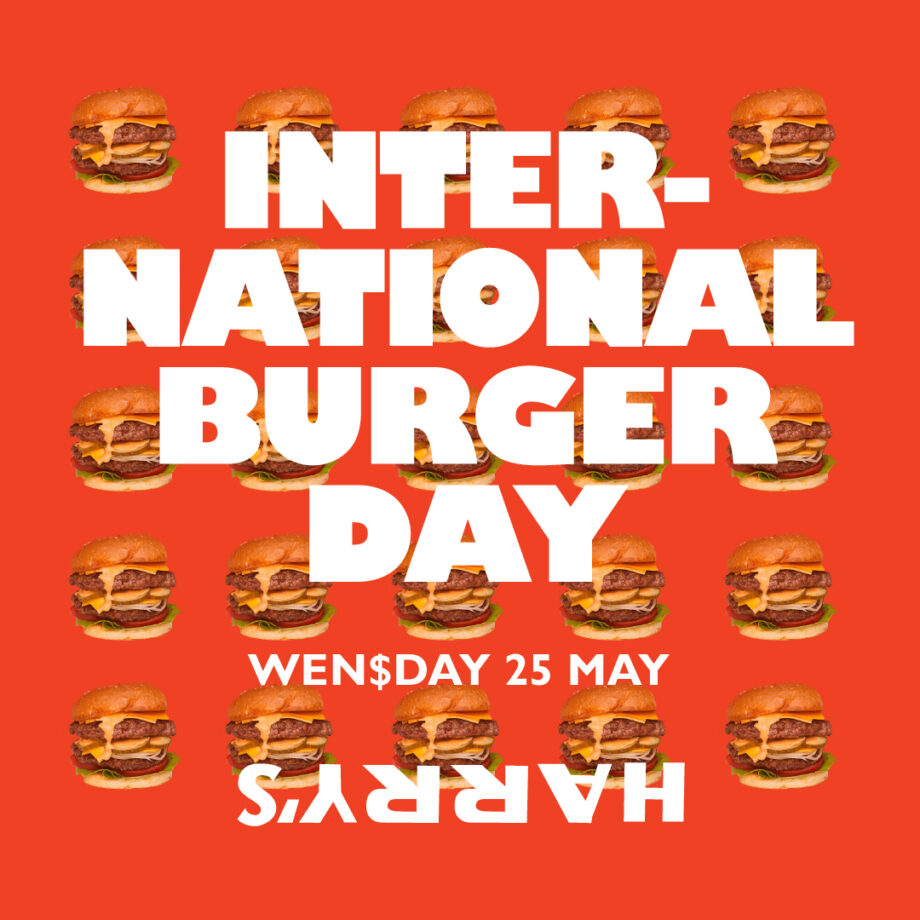 INTERNATIONAL BURGER DAY Hotel Harry